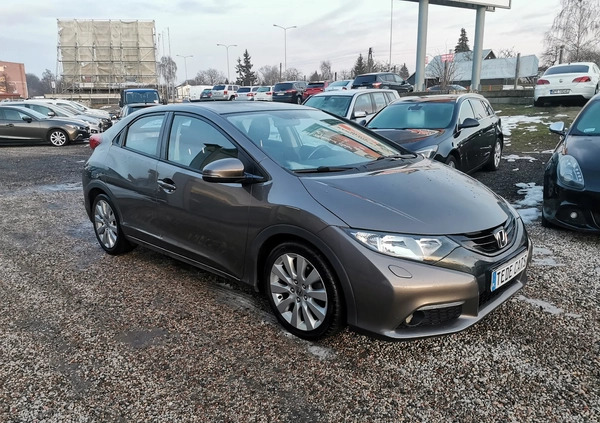 Honda Civic cena 40897 przebieg: 115000, rok produkcji 2012 z Głogów małe 781